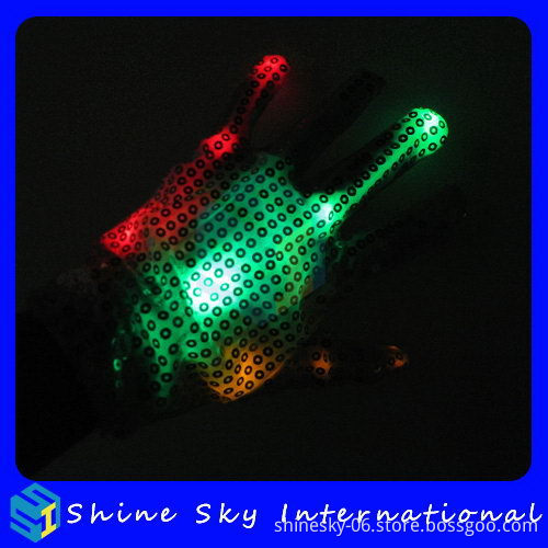 Design Hot Sell Wedding Decoration Led Flashing Gloves